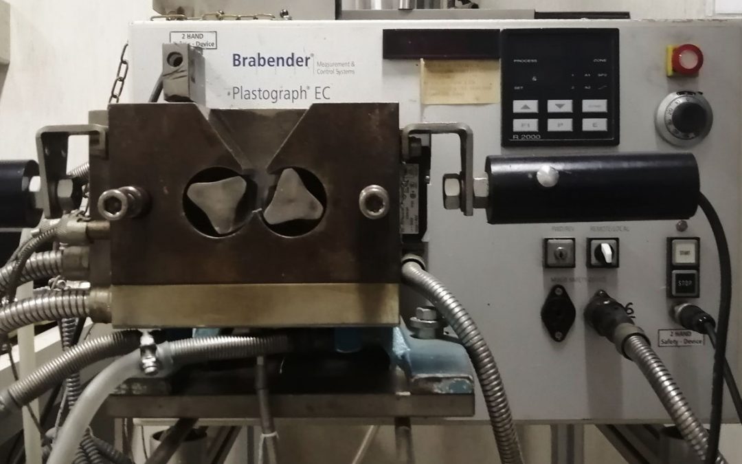 Melt mixer Brabender Plastograph EC Plus