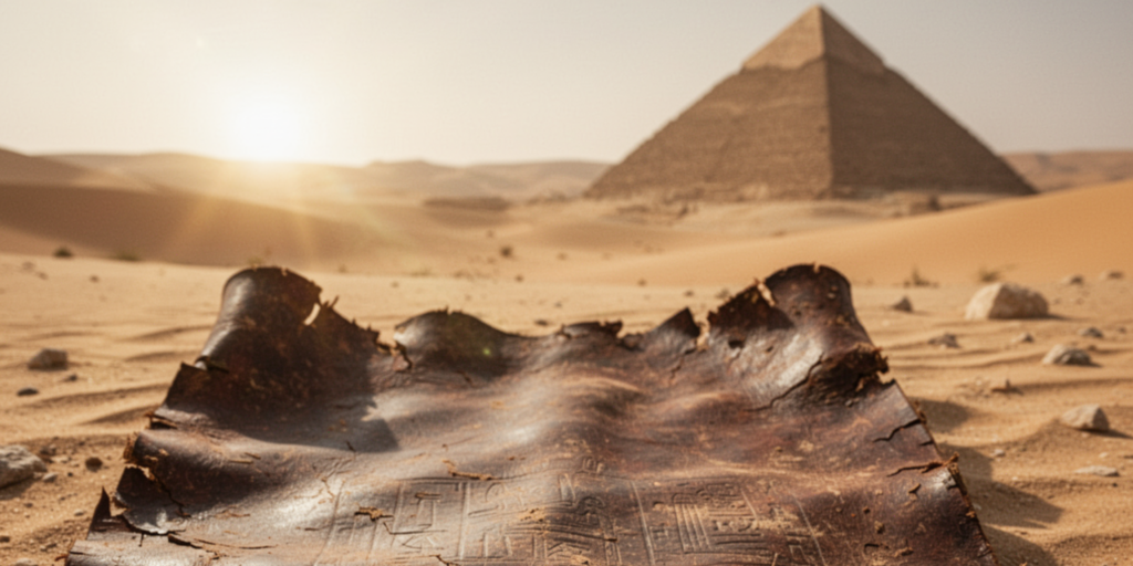 Pyramid leather Egypt